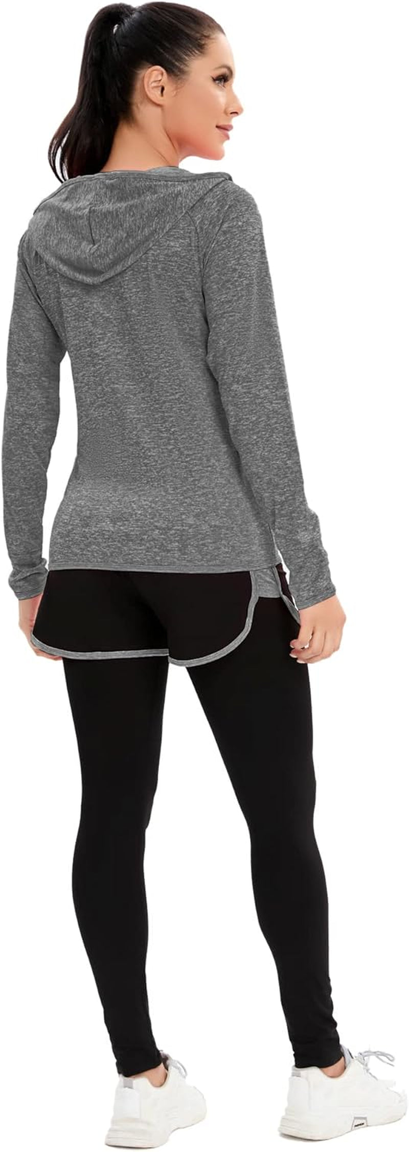 Women'S 5Pcs Sport Suits Fitness Yoga Running Athletic Tracksuits