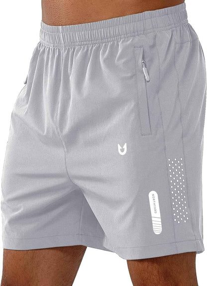 Men'S Athletic Running Shorts Quick Dry Workout Shorts 7"/ 5"/ 9" Lightweight Sports Gym Basketball Shorts Hiking