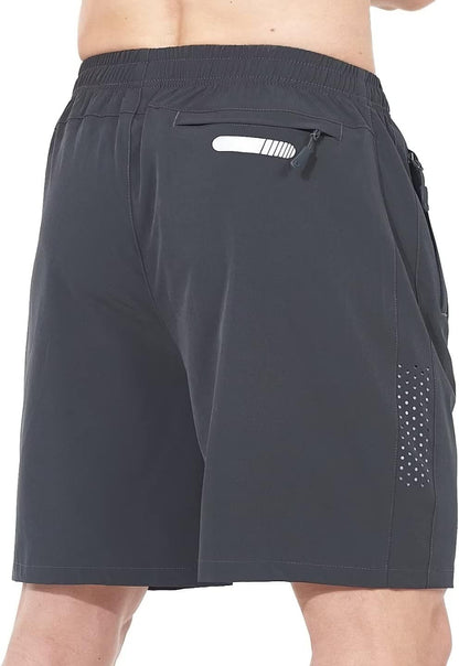Men'S Athletic Running Shorts Quick Dry Workout Shorts 7"/ 5"/ 9" Lightweight Sports Gym Basketball Shorts Hiking