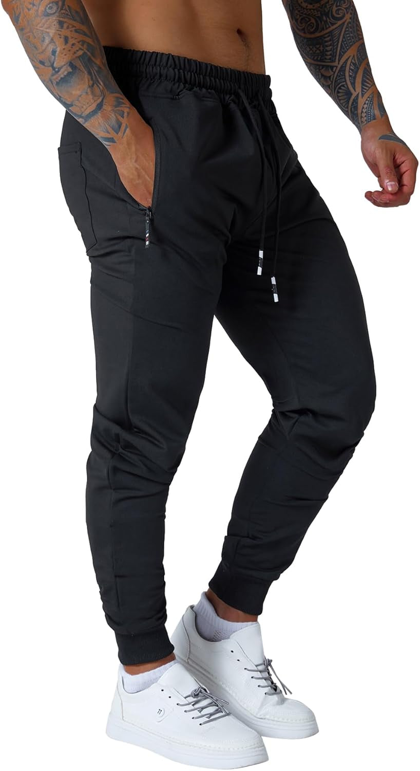 Mens Jogging Casual Pants Joggers Sweatpants Active Athletic Workout Sweatpants for Men