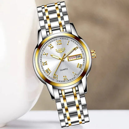 LIGE 2020 New Gold Watch Women Watches Ladies Creative Steel Women's Bracelet Watches Female Waterproof Clock Relogio Feminino