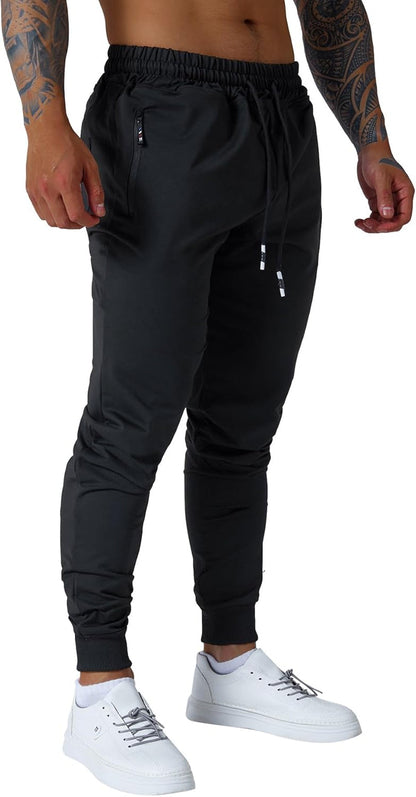 Mens Jogging Casual Pants Joggers Sweatpants Active Athletic Workout Sweatpants for Men