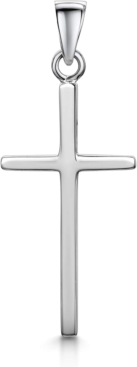 Unisex 925 Sterling Silver Cross Pendant