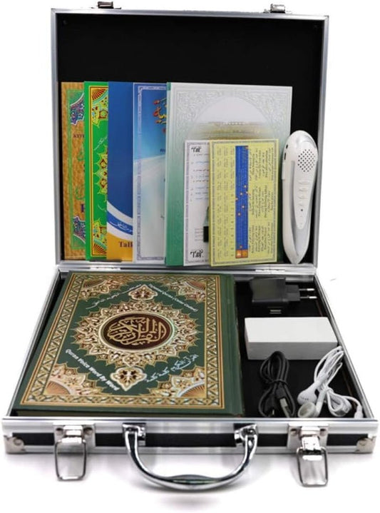 Electronic Foreign Language Translators - Quran Pen Reader, Reading Pen for Kids, Arabic Books for Kids - Quran Recitation, Language Translator Pen - Small Quran Player with Arabic and English - WORLD TIME VISITS
